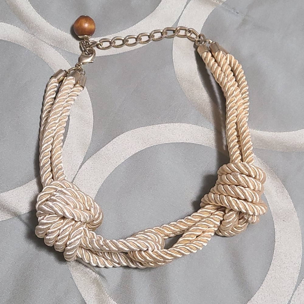 chunky rope necklace